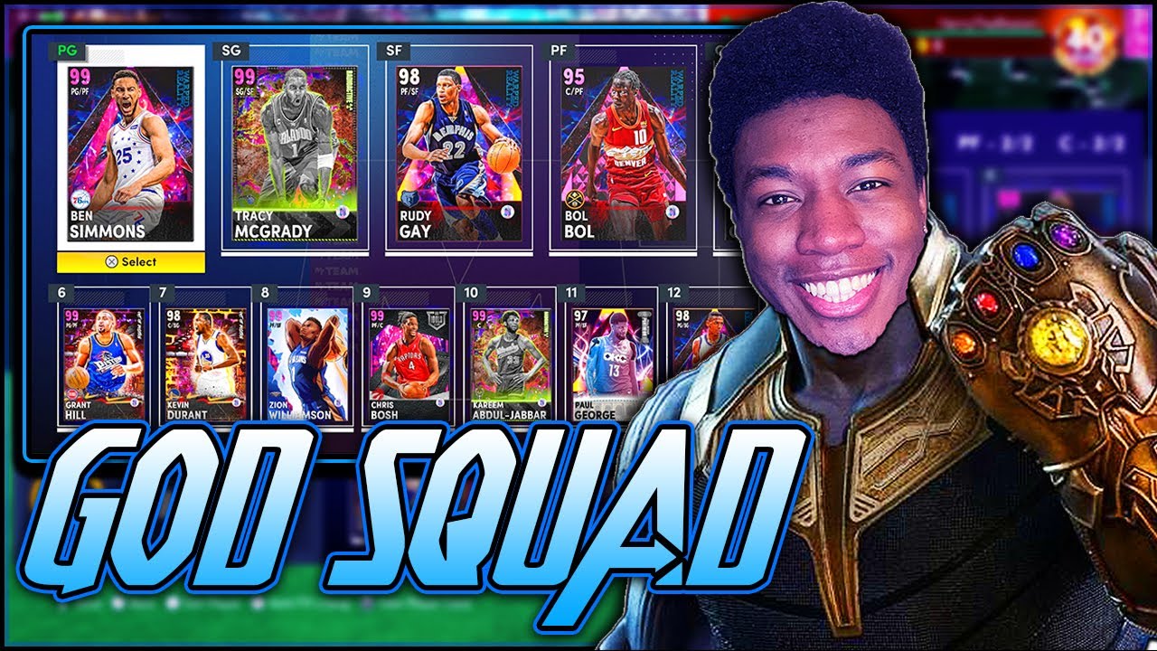 THE MOST INSANE GOD SQUAD IN MYTEAM! REVEAL + GAMEPLAY! NBA 2k21 MyTEAM