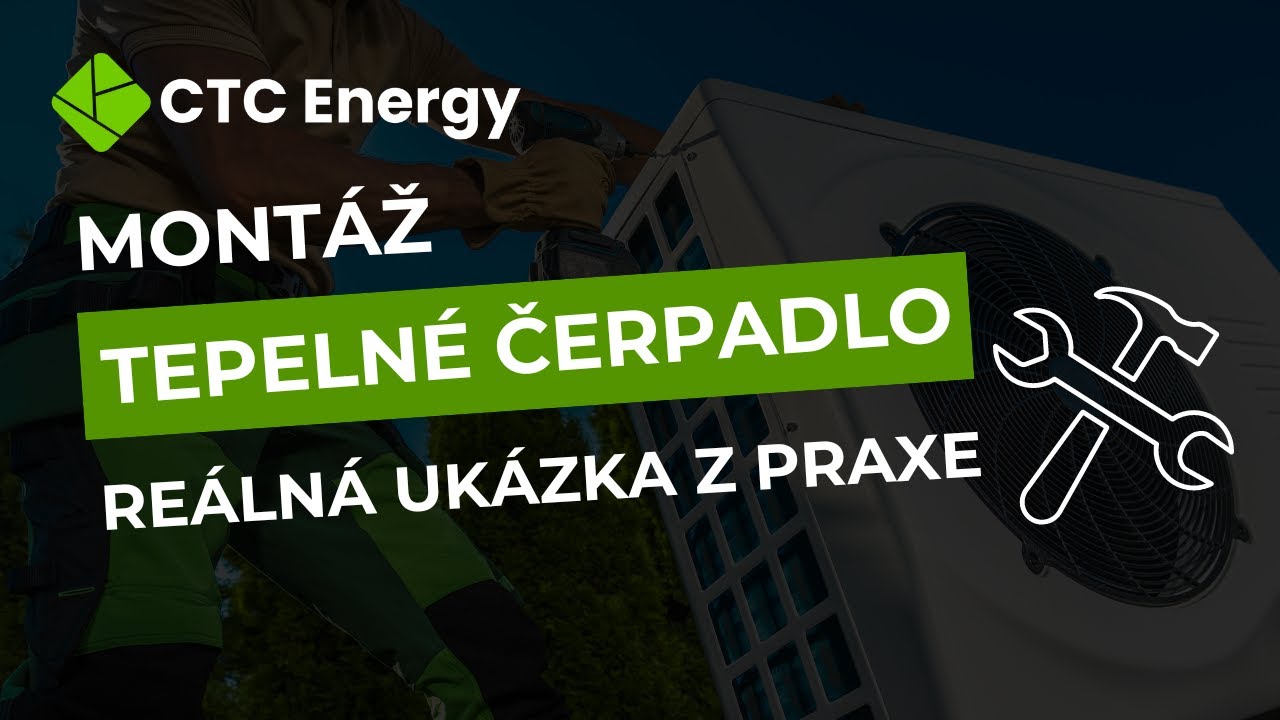 Montáž 🛠 tepelného čerpadla vzduch voda - 🔧reálná ukázka z praxe (2022) | Mitsubishi | CTC Plzeň