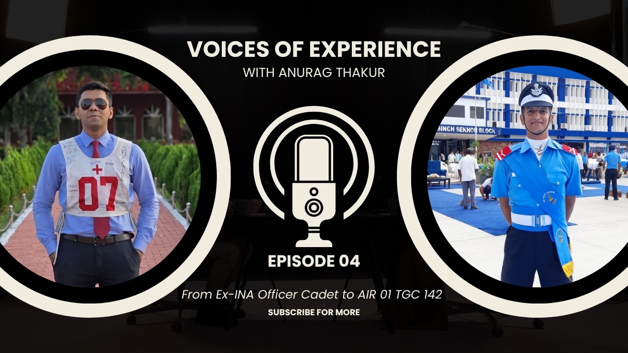 Episode 04 with PALLAB DUTTA (EX-INA | AIR 01 TGC 142 | 4 TIMES SSB RECC) | VOICES OF EXPERIENCE