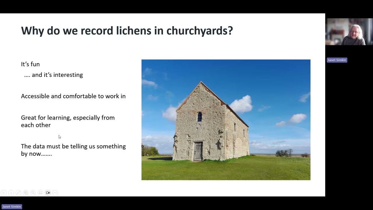 Janet Simkin's Churchyard talk