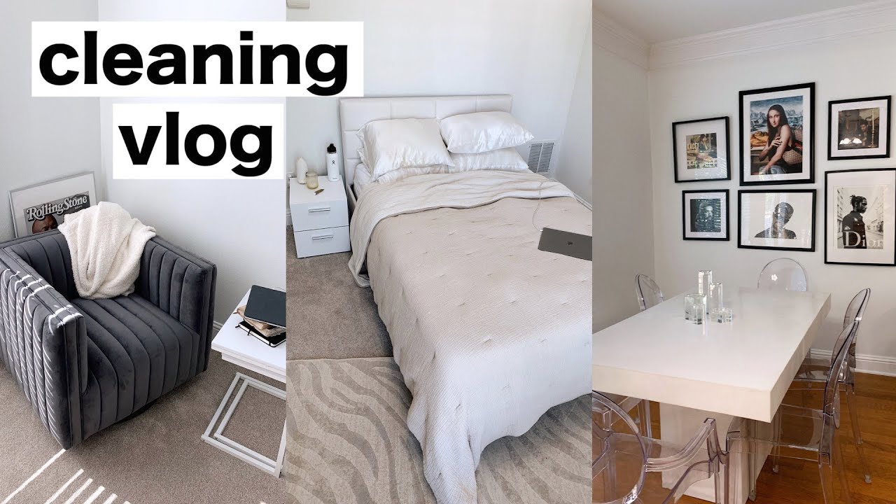 VLOG: cleaning my ENTIRE house, organizing & making a candle | Kenzie Elizabeth