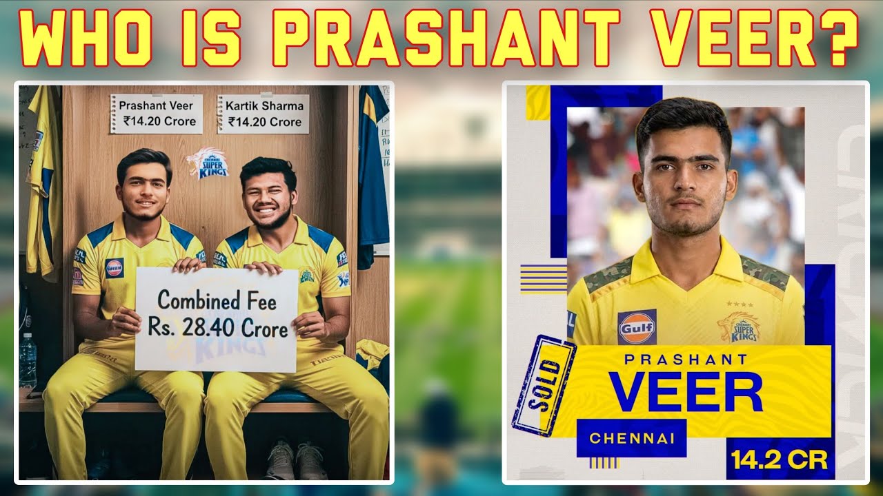 IPL 2025 Auction Biggest Surprise | CSK Buys Prashant Veer