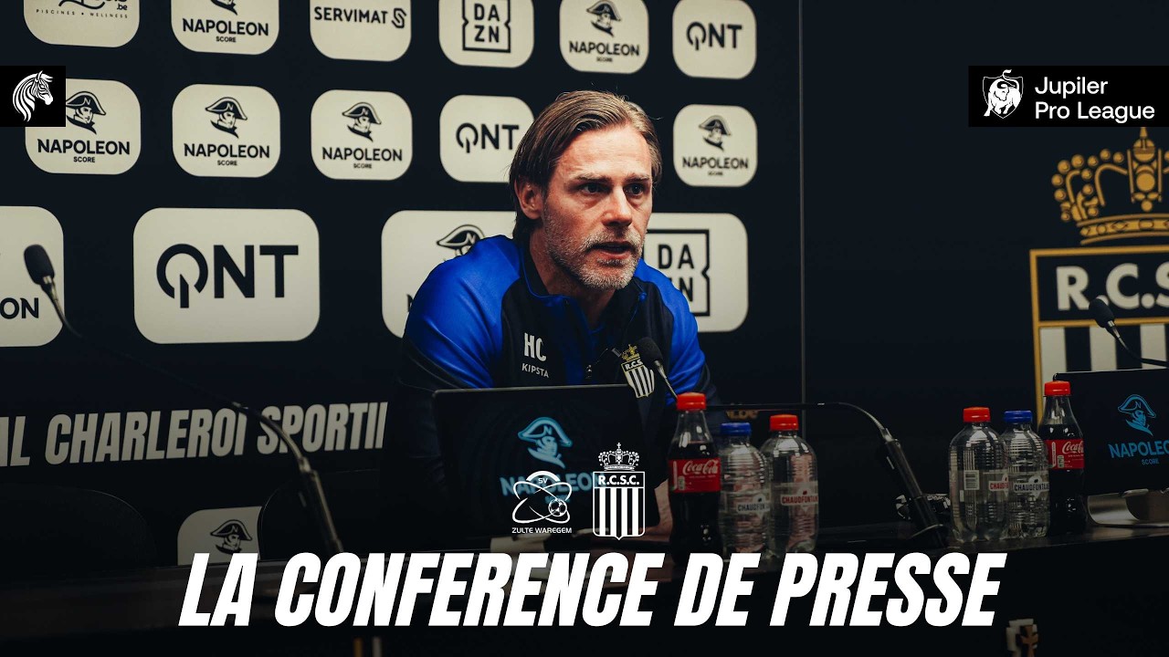 Conférence de presse avant Zulte Waregem - Sporting de Charleroi : Journée 30 JPL 25/26
