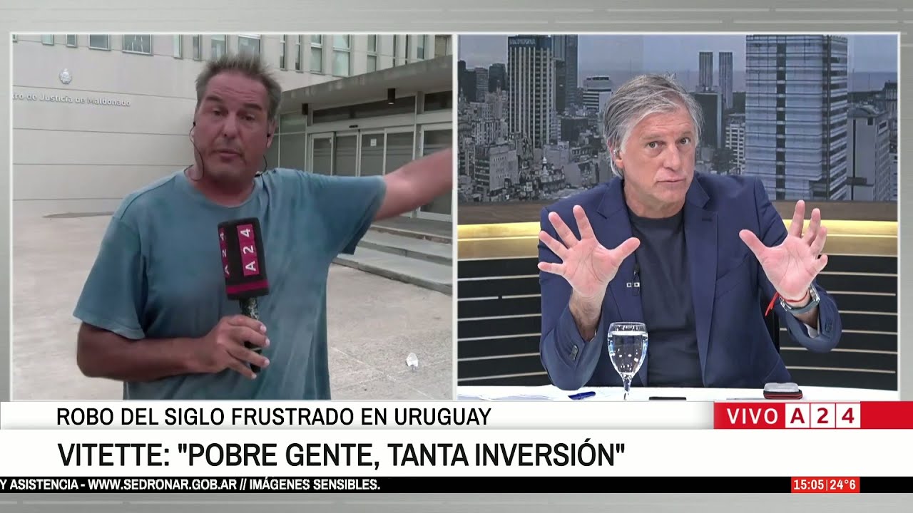 📢 FRUSTRAN ROBO DE UN BANCO EN MONTEVIDEO, URUGUAY