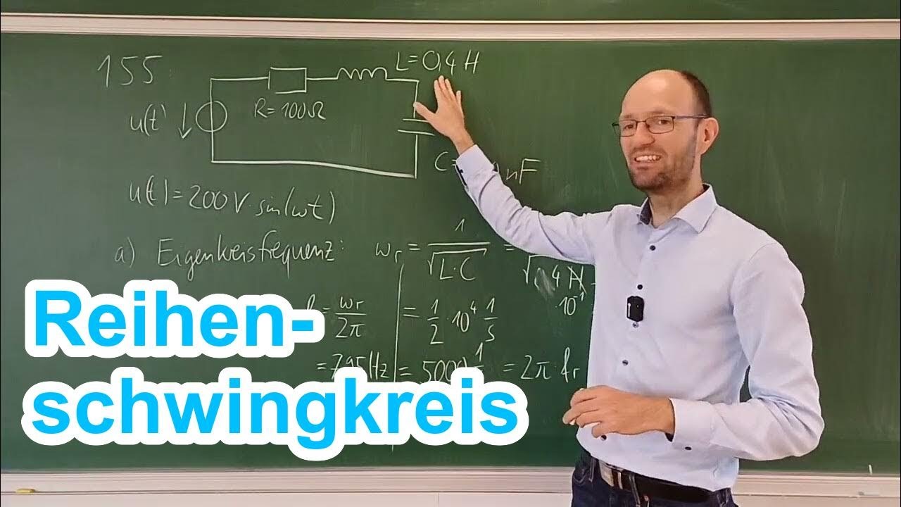 Ausführliche Lösung und Diskussion der Aufgabe 155 zum Reihenschwingkreis mit Zeigerbild & Ortskurve