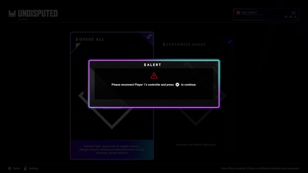 Undisputed Ranked Online
