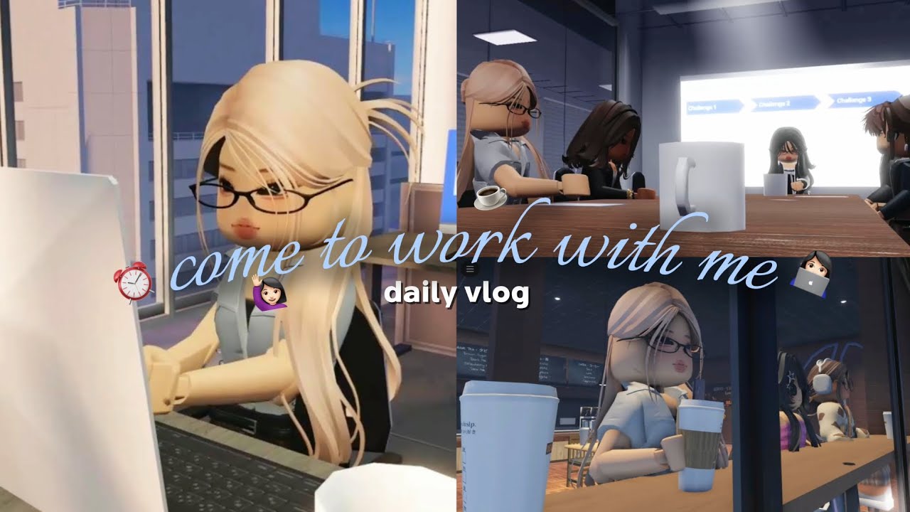 come to work with me! 👩🏻‍💻 | roblox zaibatsu rp