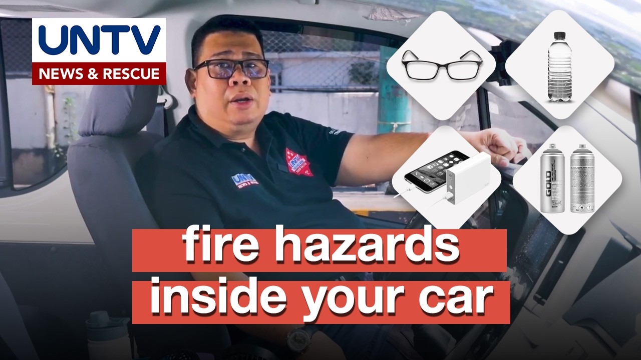 Ano ang posibleng magdulot ng sunog sa loob ng sasakyan