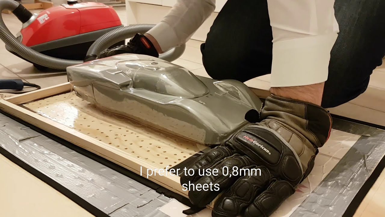 Making a Ferrari 512 Le Mans RC body for a Tamiya F103 chassis