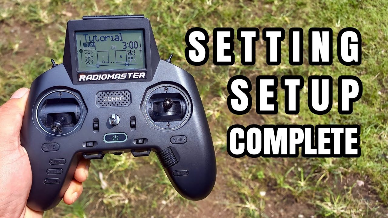 Tutorial Setting Setup Radiomaster Zorro ELRS JP4IN1 CC2500