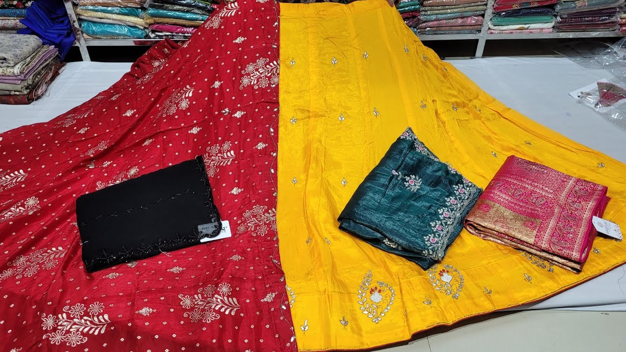 New design Stoll Saree or fancy Jaipuri lanche 🌹 Shipping free 🌹 7015652424