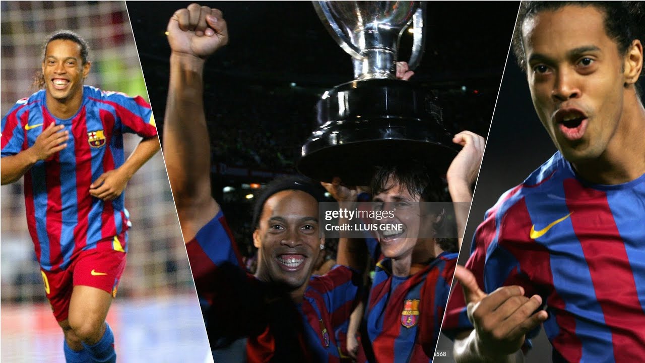 Ronaldinho Vs RCD Espanyol - T:05/06 - J37 - LaLiga. #ronaldinho #fcbarcelona #futebol #football