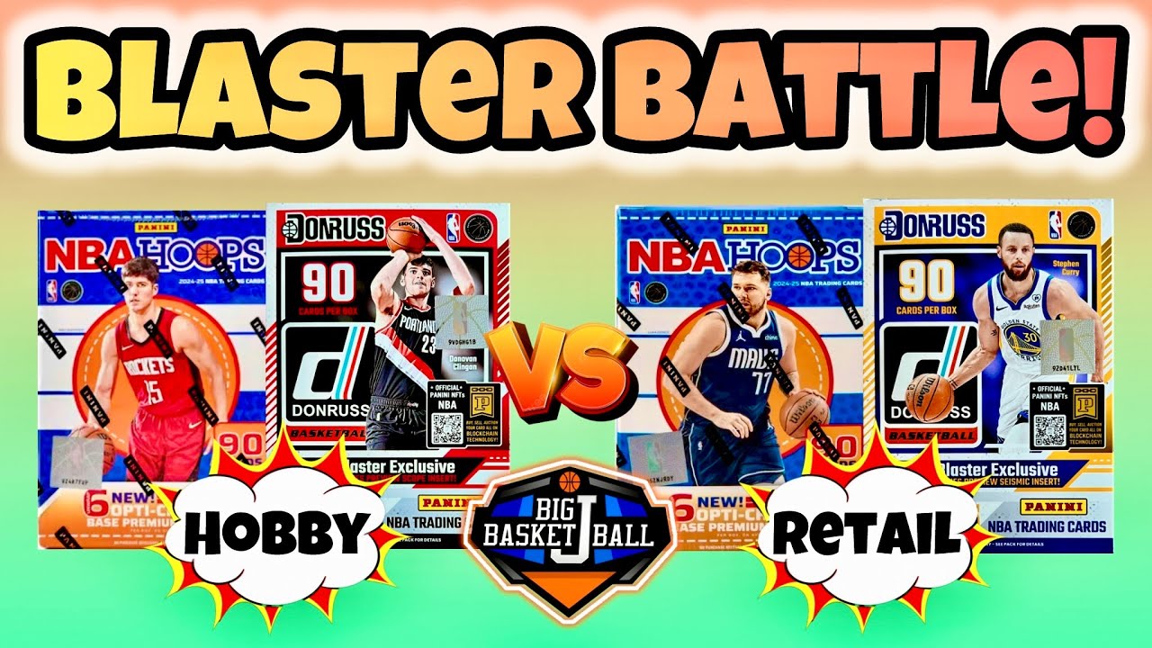*BLASTER BOX BATTLE!* 2024-25 Panini Hoops & Donruss HOBBY Blasters vs Retail 🔥 Which Format Wins??