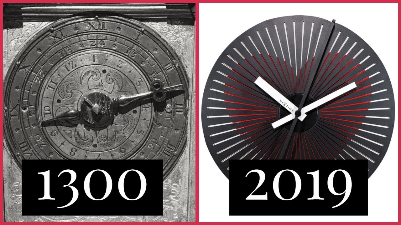 Evolution Of Clocks 1300-2019