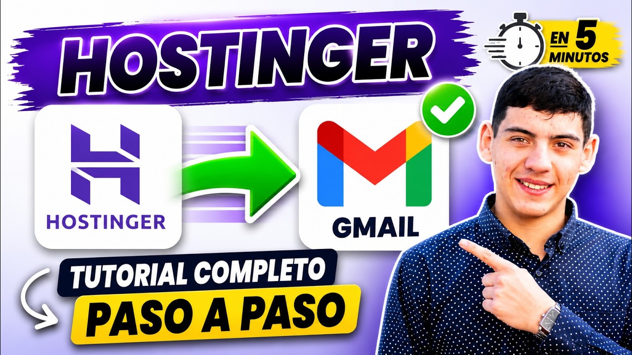 Как настроить веб-почту Hostinger в Gmail | Полное руководство (2025)