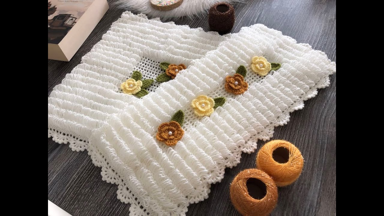 ÇOK TARZ PÜSKÜLLÜ UZUN LİF MODELİ/ TASARIM @Modern.Crochet