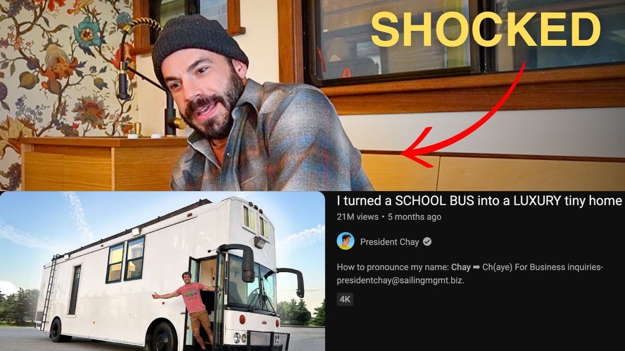 Pro bus builder reacts to influencer's viral skoolie build