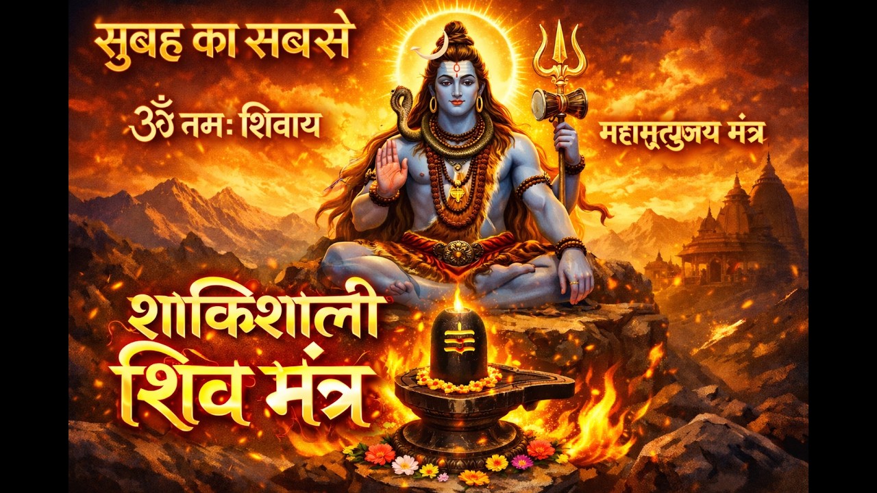 🔴LIVE: सुबह का सबसे शक्तिशाली शिव मंत्र | Om Namah Shivaya | Mahamrityunjaya Mantra