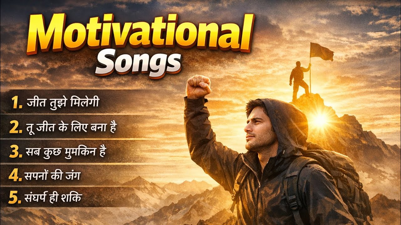 Best Motivational Songs 2026 | Non Stop Powerful Hindi Motivation | Success Inspirational Songs 