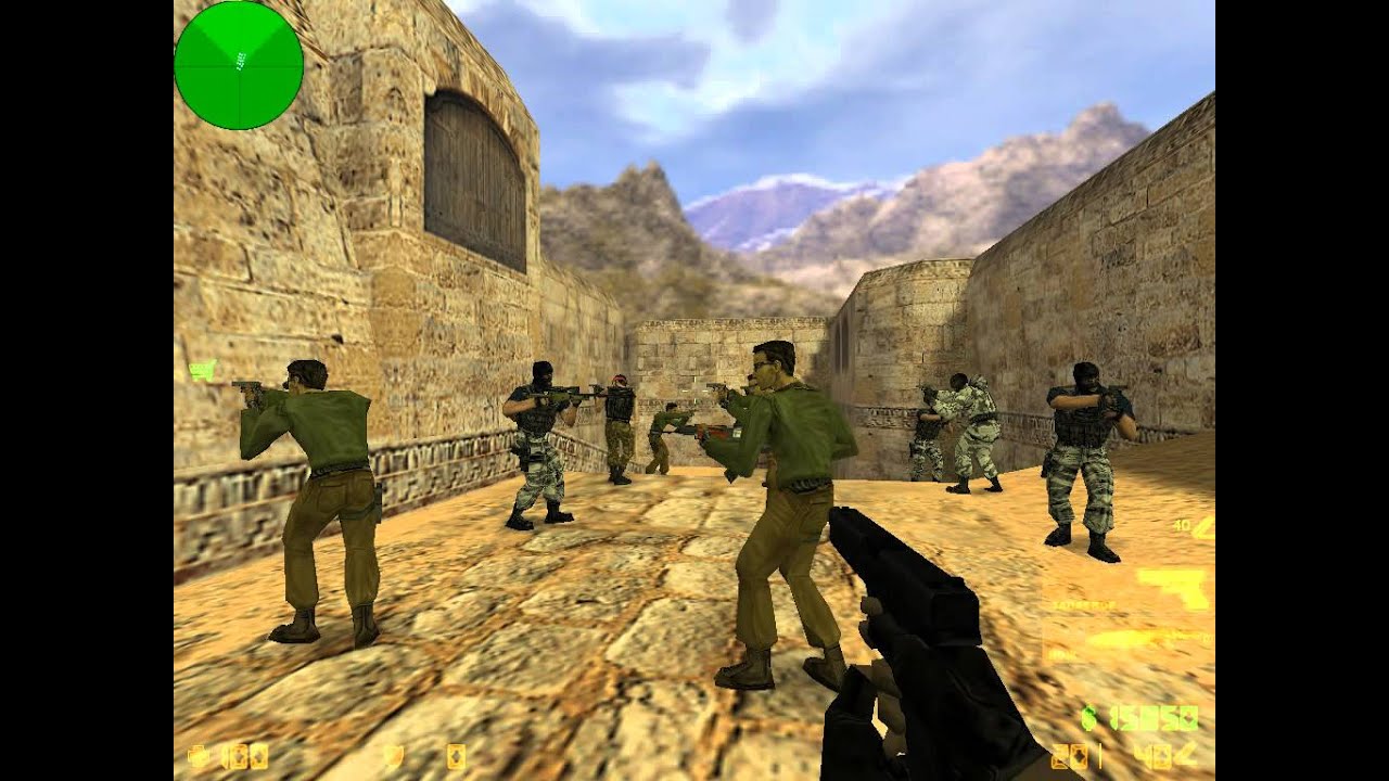 Counter-Strike 1.6 Играем с ботами № 1