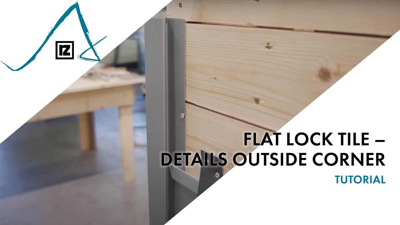 Tutorial: Flat lock tile – details outside corner (💪💪)