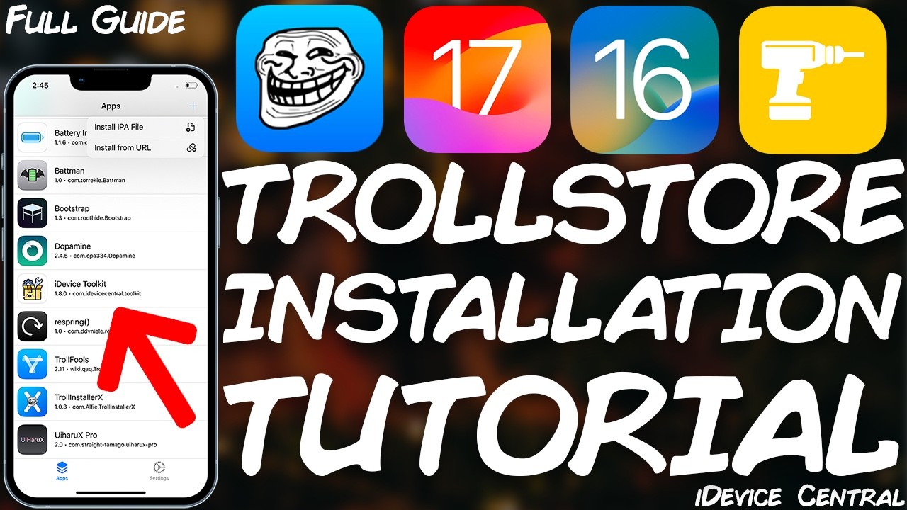 Как установить TrollStore на любое совместимое устройство iOS (без джейлбрейка) – Руководство по ...