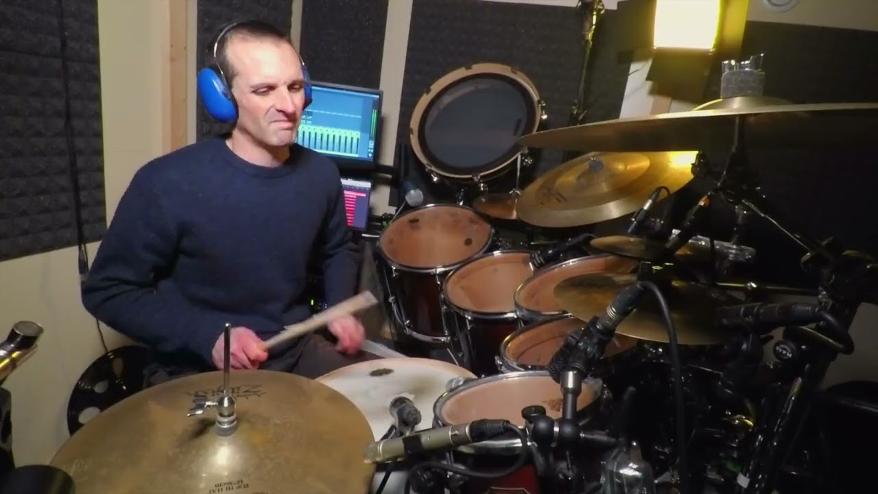 Frozen Toes - Drums cover by @BERTRANDLionel Thanks  @shedtracks for the drumless track !!