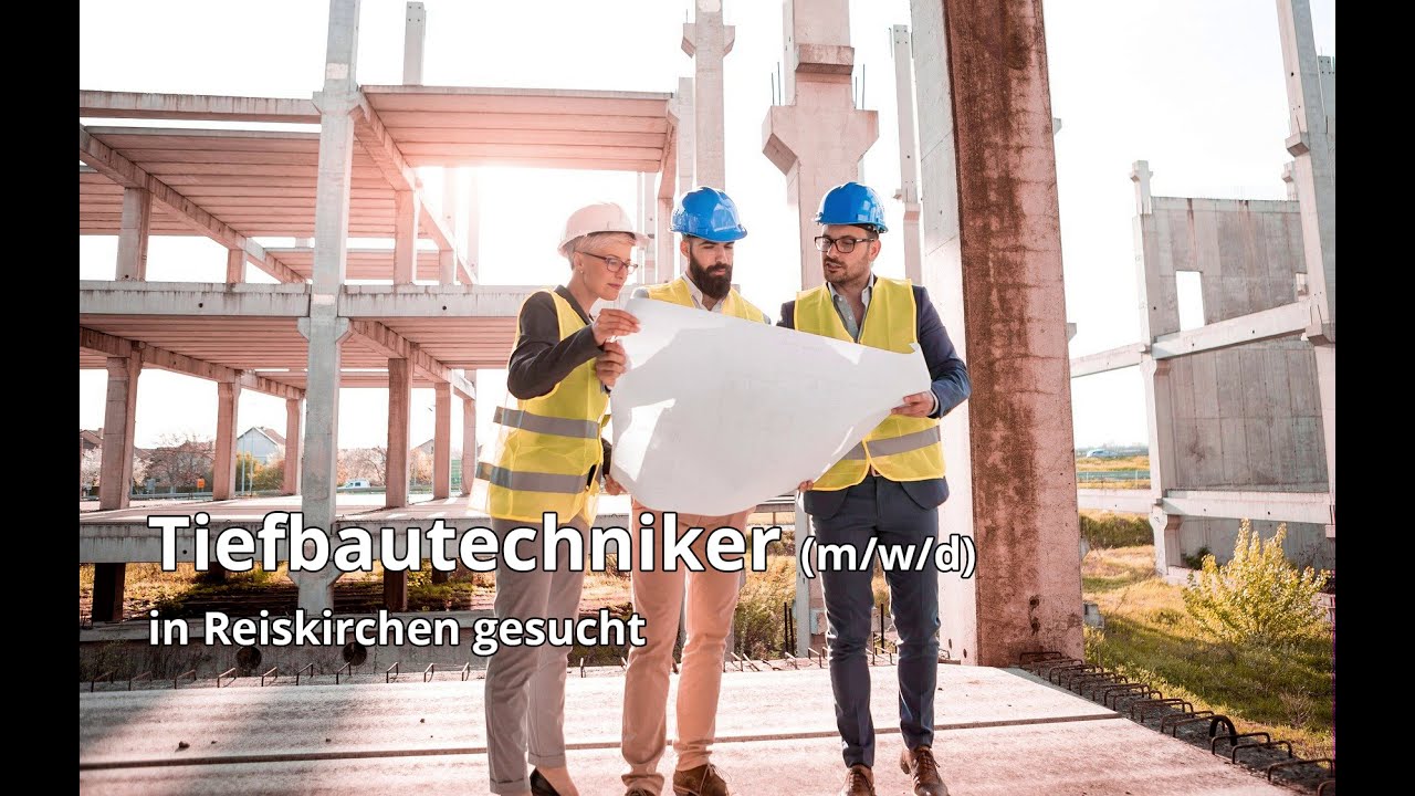 Tiefbautechniker (m/w/d) in Reiskirchen, gesucht:
