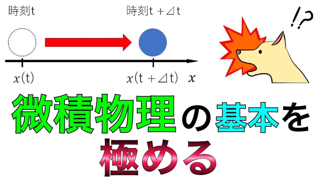 微積物理の基本を極める！微積で高校物理に革命を起こせ！
