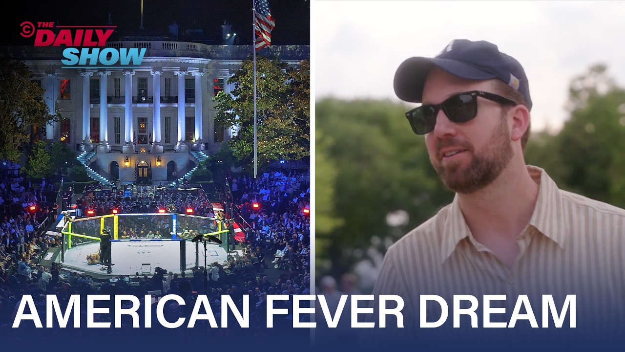 Jordan Klepper Crashes Trump's UFC Birthday Celebration at the White House | The Daily Show