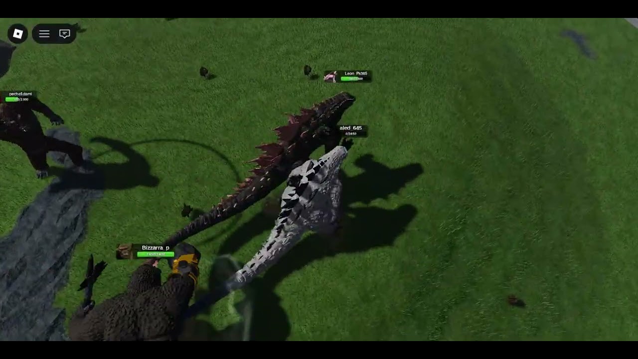 JUGANDO AGE OF TITANS  EN ROBLOX Y PELEANDO  CON KAIJUS