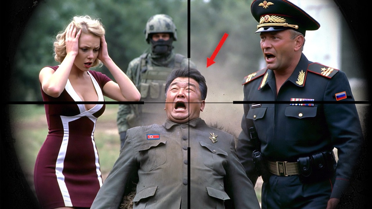 Ukrainian Sniper seriously wounded the Russian general he had been tracking for days and escaped