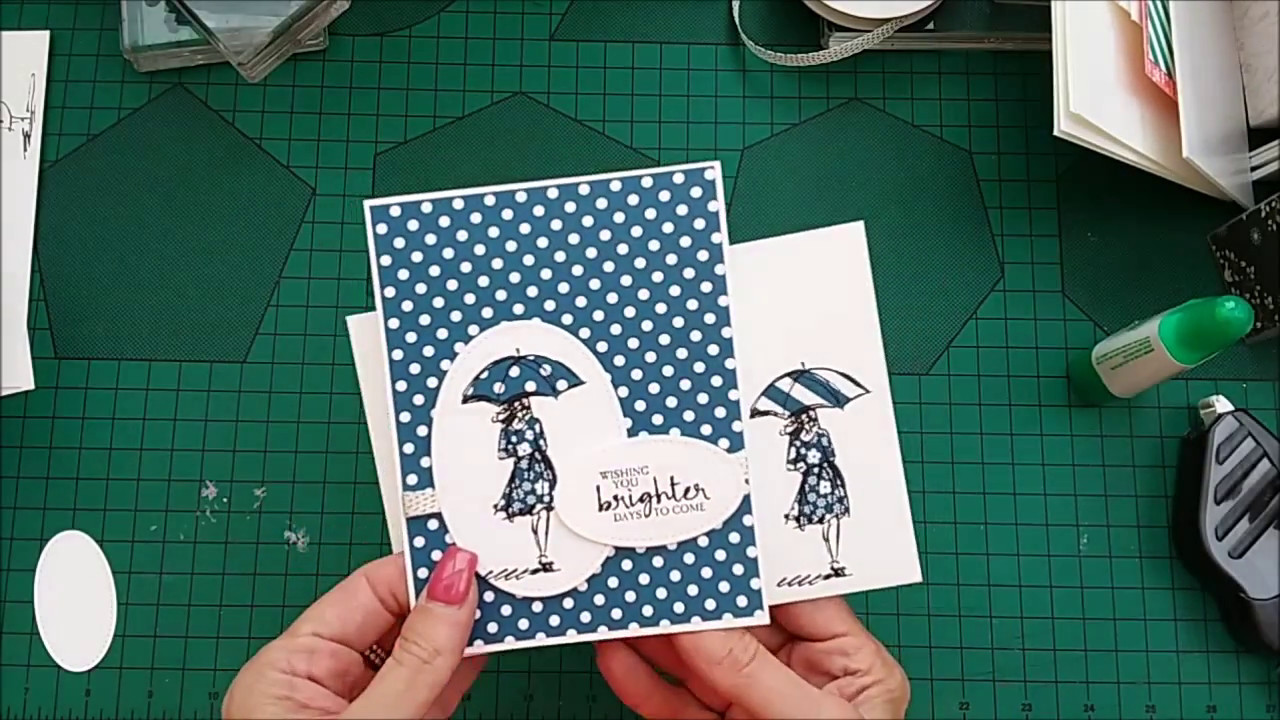 Quick & Easy Card & Matching envelope using Stampin'Up! Beautiful You stamp set.