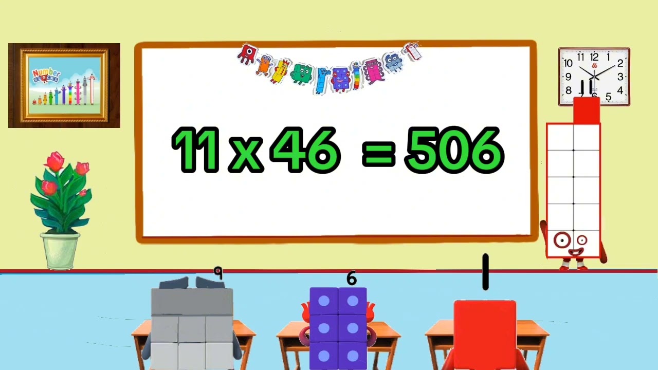 Numberblocks 11 times 1 to 100 and generate numbers up to 1100