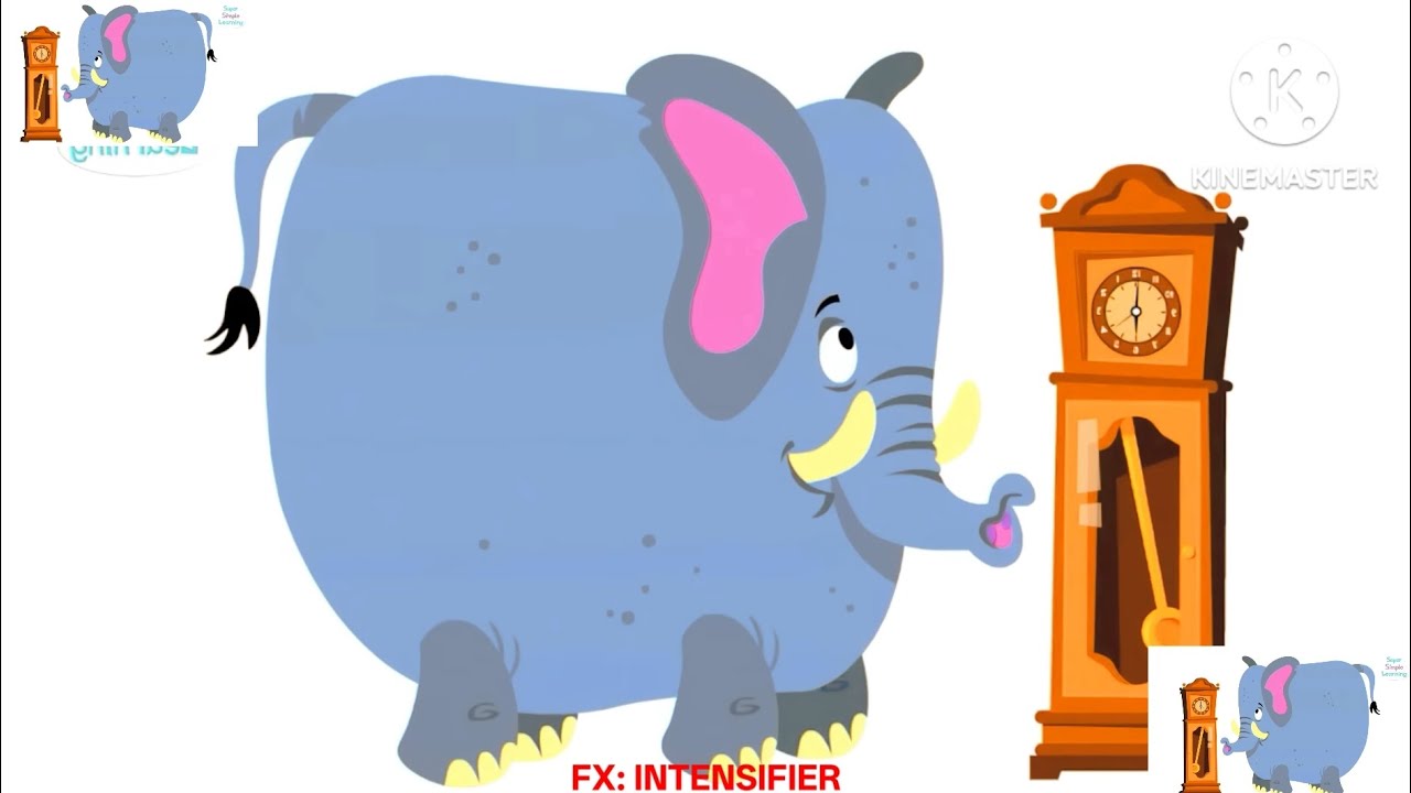Hickory Dickory Dock Elephant 🐘🐘 RHYMES EFFECTS 