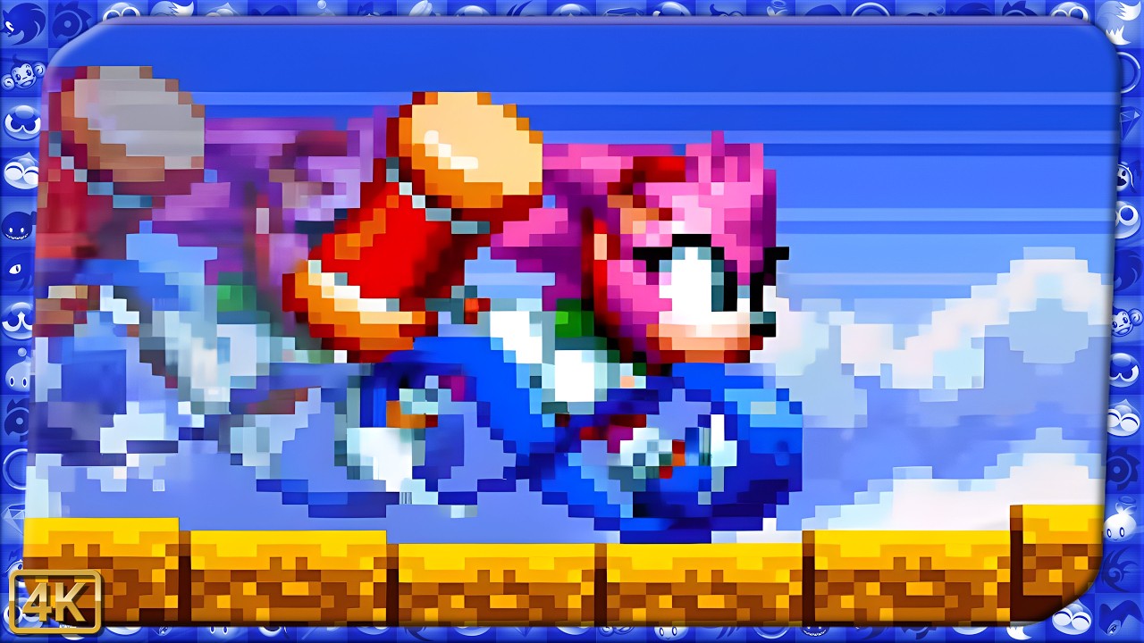 Sonic Megamix Mania ⁴ᴷ Full Playthrough (Classic Mode, Amy gameplay)