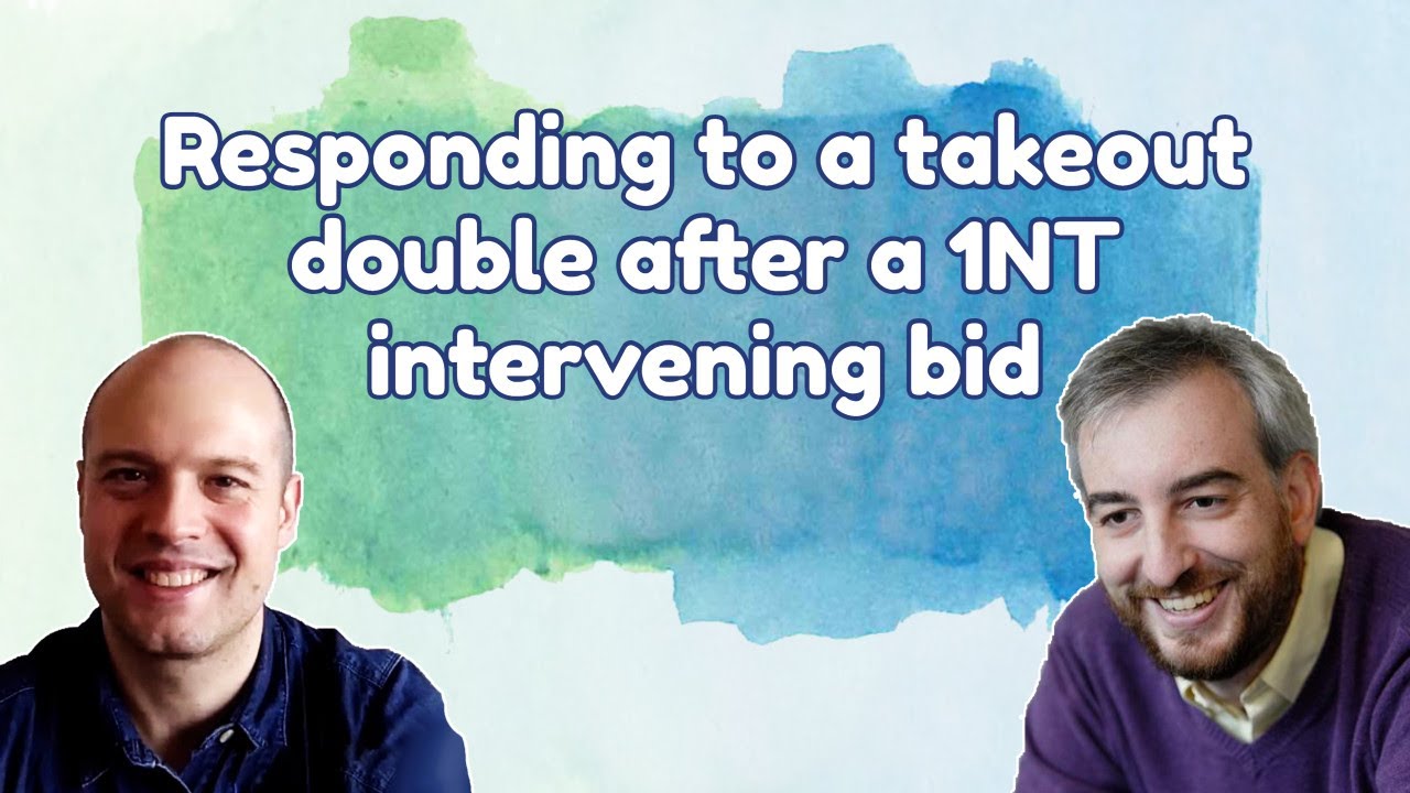 Responding to a takeout double after a 1NT intervening bid