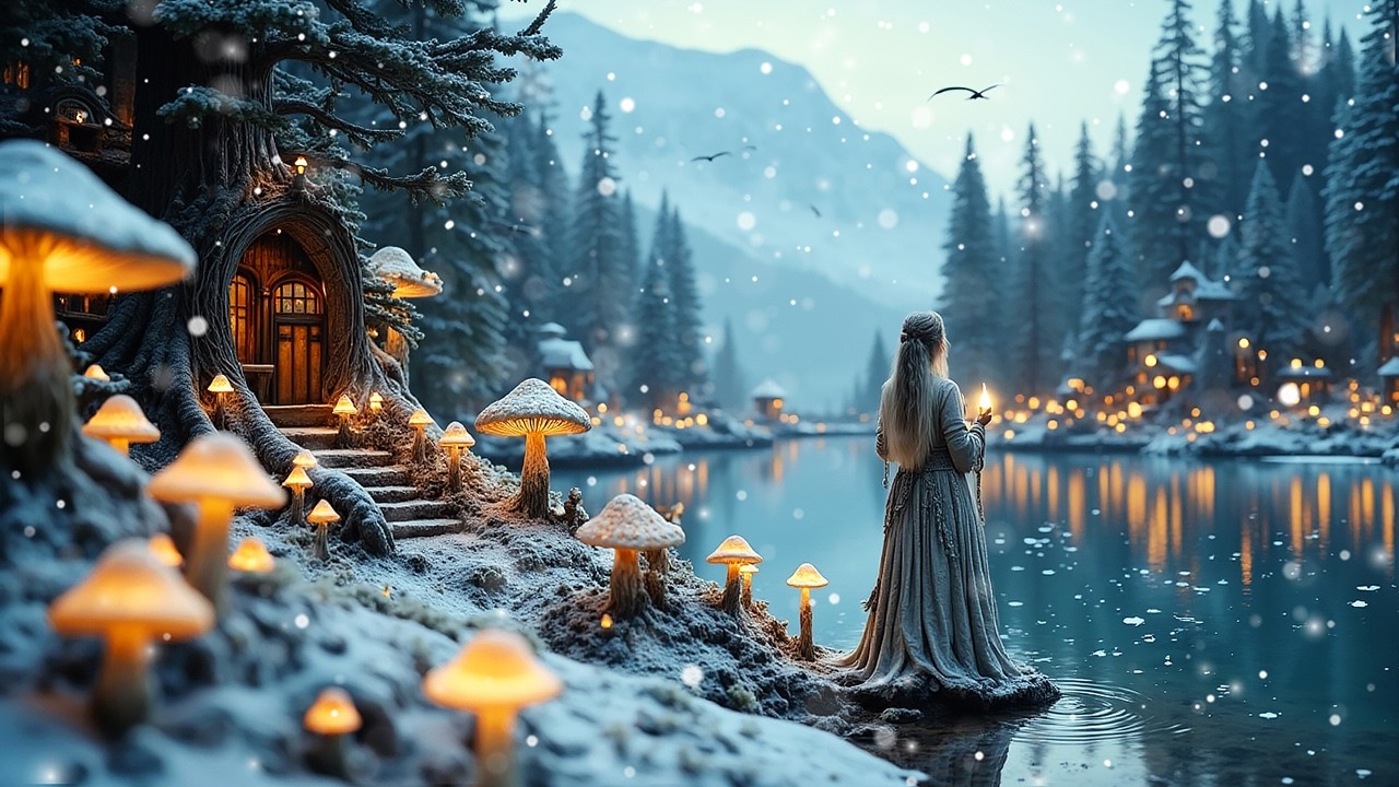 The Hidden Peaceful Lakeside Village | Echoes of the Ancient Forest