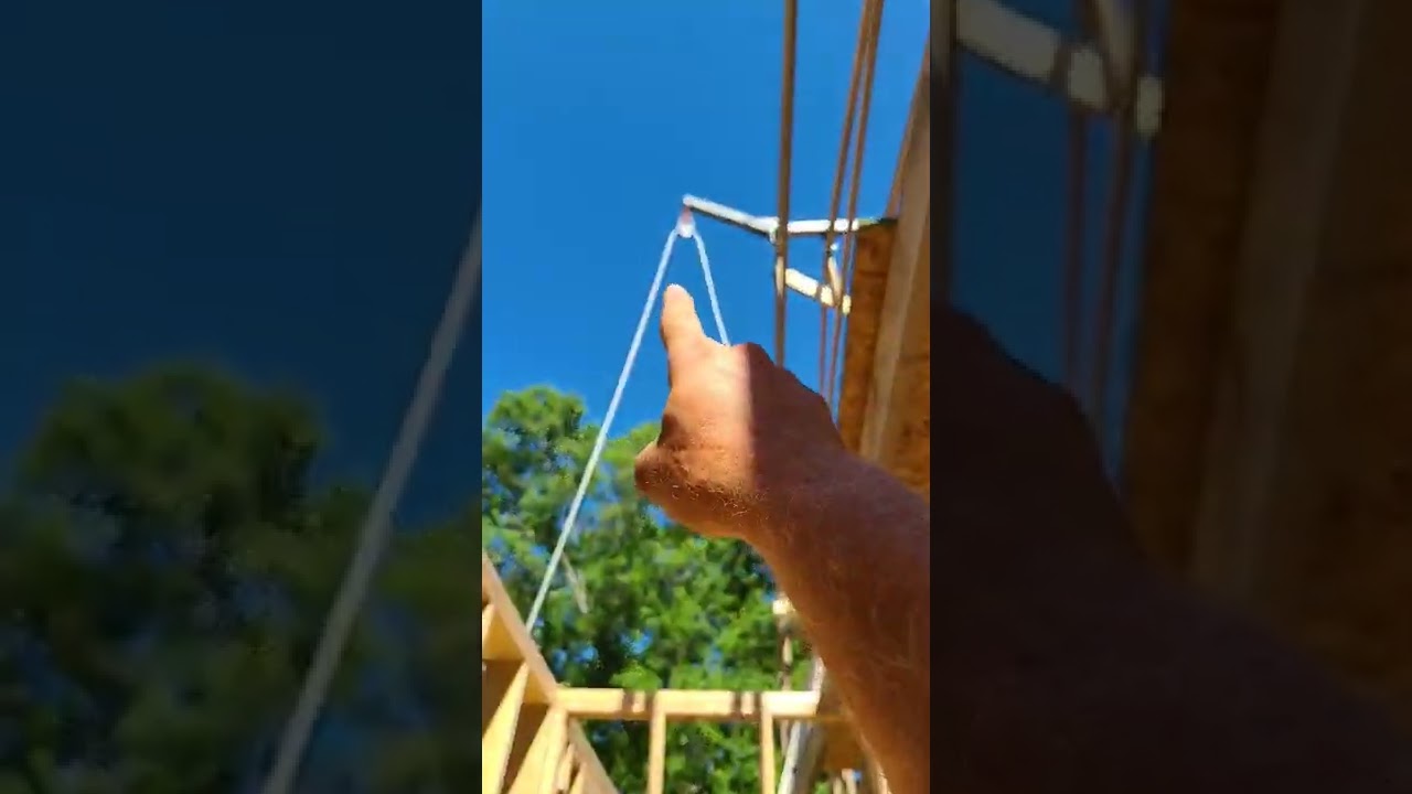 Will this redneck enginuity work to raise the last 3 trusses?