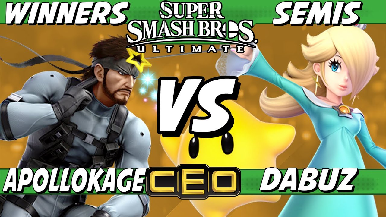 CEO 2023 - ApolloKage (Snake) vs Dabuz (Rosa) Winners Semis - Smash Ultimate