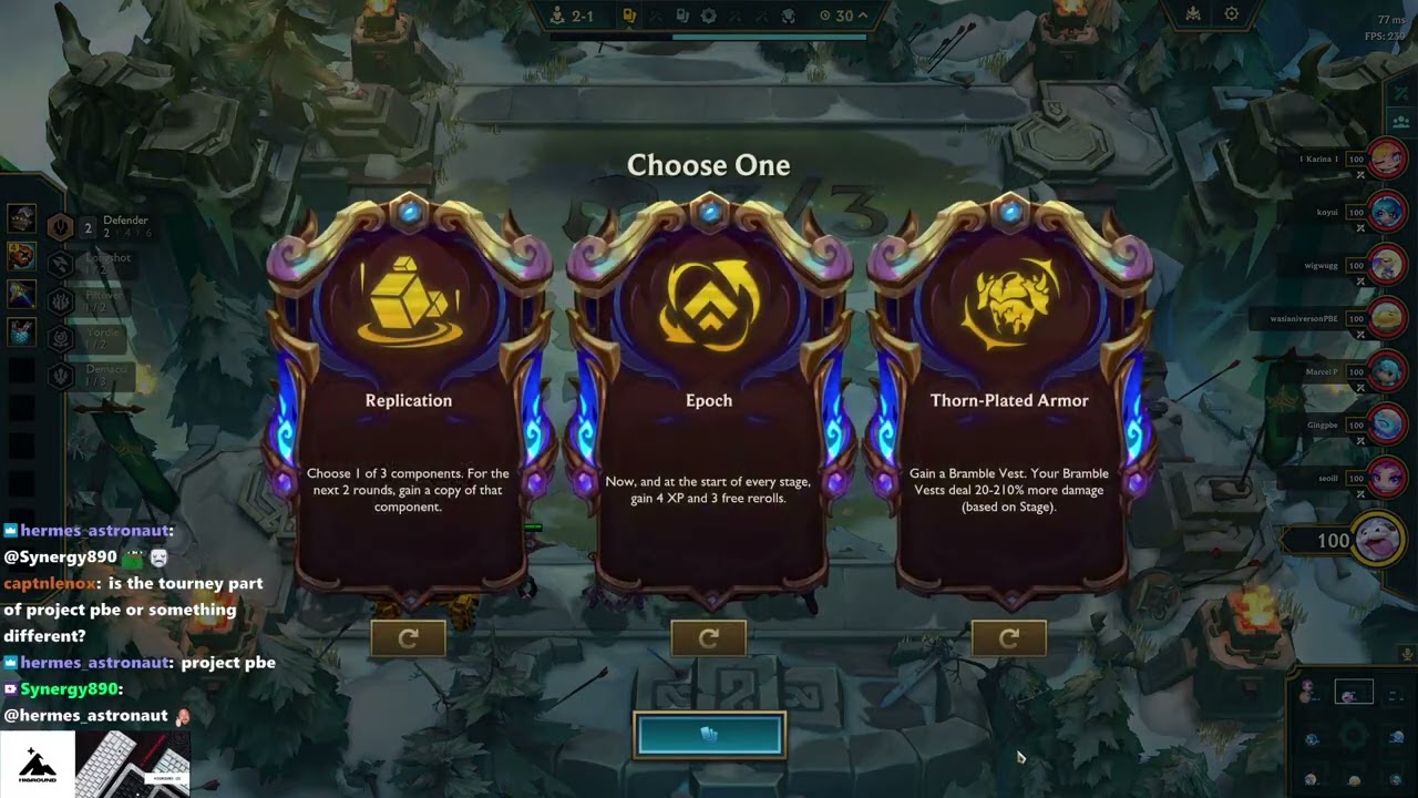 Project pbe tourney