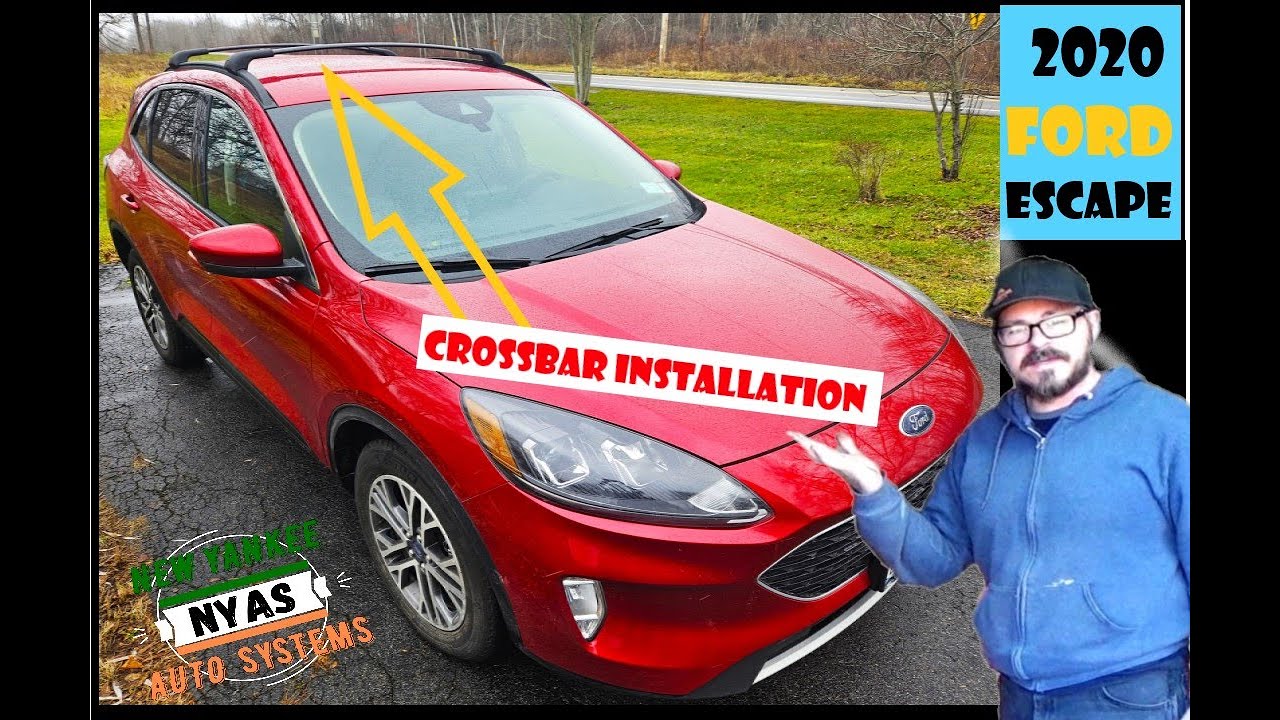 2020 Ford Escape crossbar - luggage rack installation _ New Yankee Auto Systems