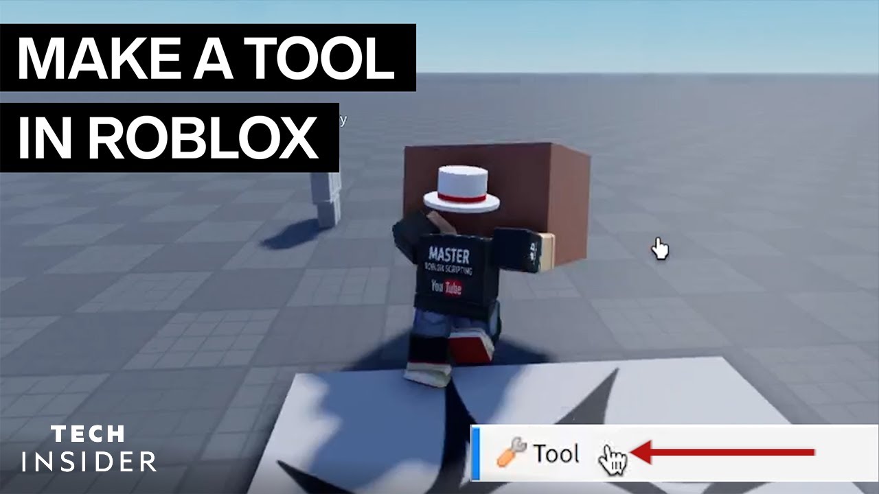 Как создать инструмент в Roblox