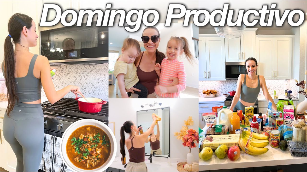 SUPER RUTINA DE REINICIO: cocina, compra semanal y limpia conmigo