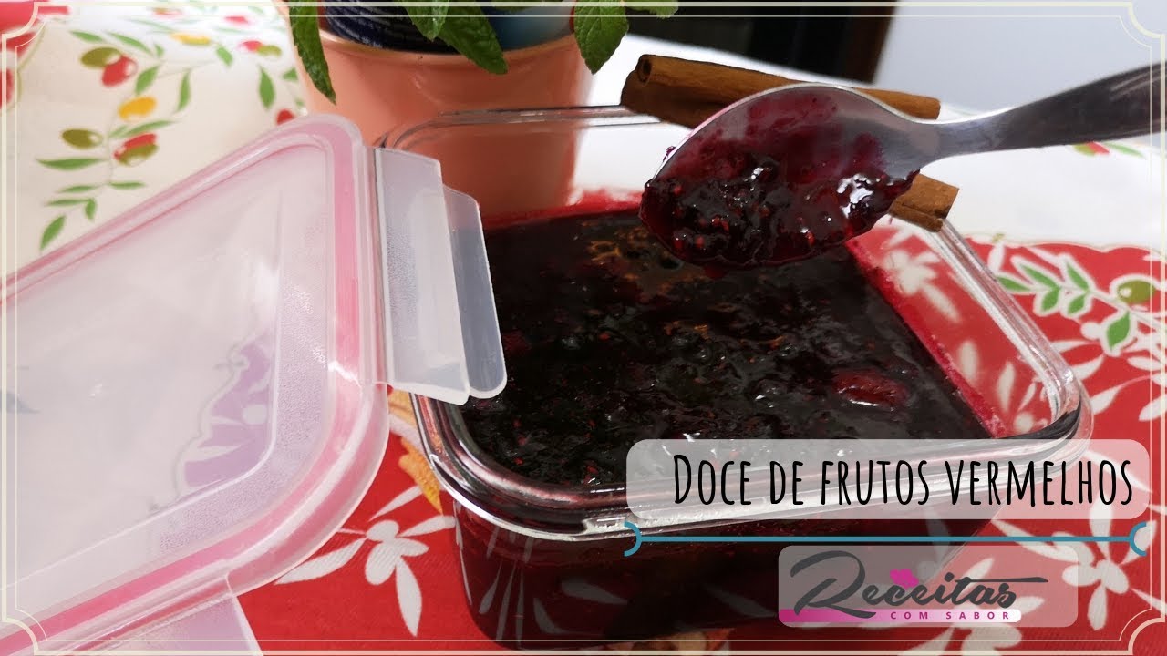 Doce de frutos vermelhos
