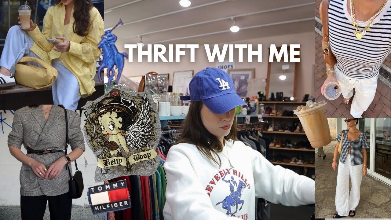 Come thrift with me! 3 stores 1 day! + Spring Thrift Haul