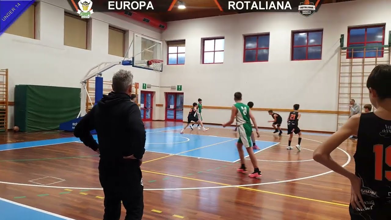 🏀Under14 - Europa Bolzano 32 - 108 Rotaliana #pallacanestro #trentinoaltoadige
