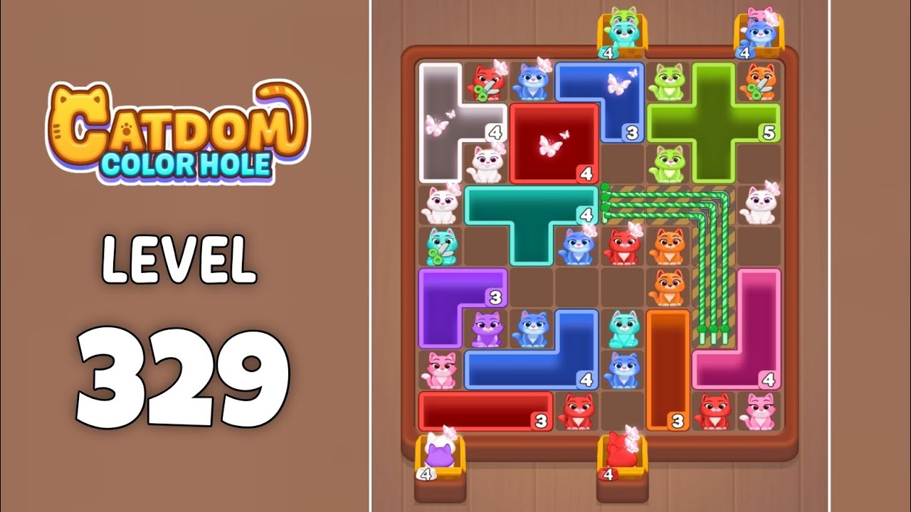 Catdom level 329 solution 