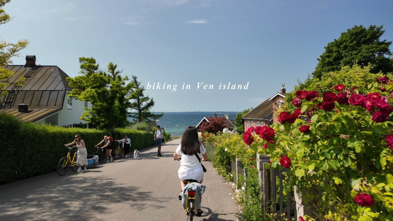 BIKE WITH ME 🚴‍♀️ | We spent Midsommar in the island of Ven | Skåne | 4K