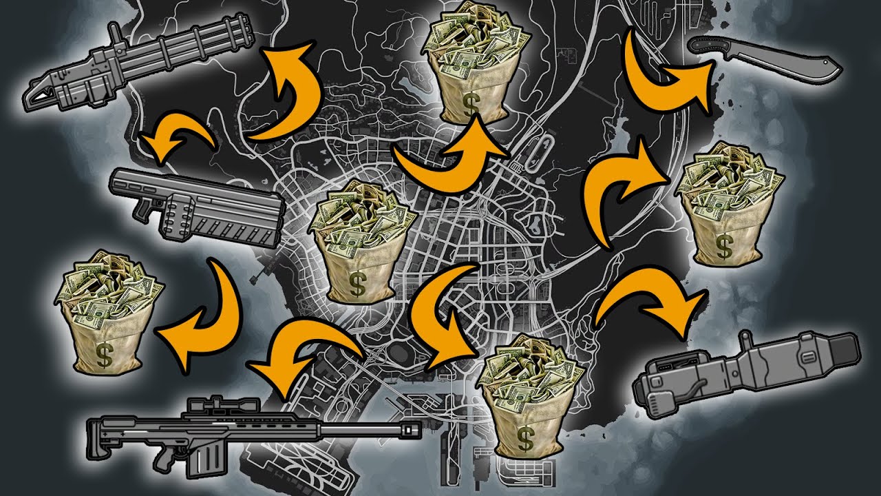 GTA 5 - All Secret Money & Weapon Locations! (Unlimited Money & Weapons)